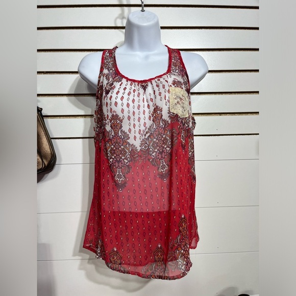 Lily White sheer blouse size medium - Picture 2 of 7